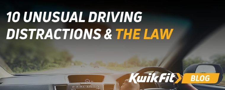 Looking out the front window of a car