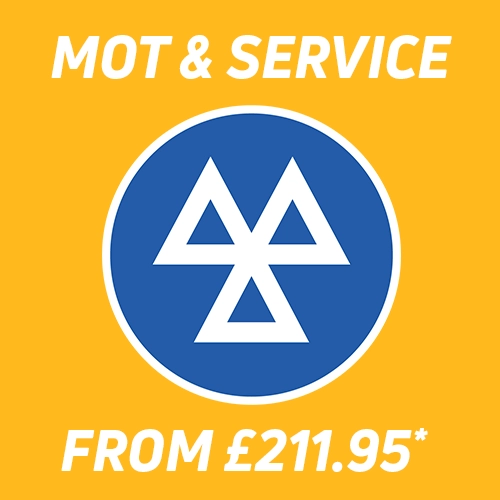 Save When You Book An MOT & Service Together! Prices from £211.95.